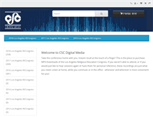 Tablet Screenshot of cscrecording.com
